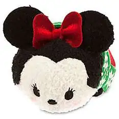 Disney Tsum Tsum Holiday Minnie Mouse 3.5-Inch Mini Plush [Green Scarf]