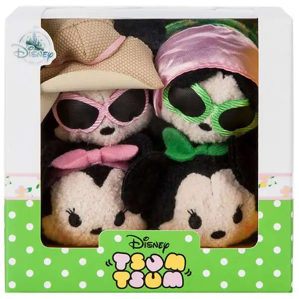 Disney Tsum Tsum Minnie Mouse Exclusive Mini Plush 4-Pack Set