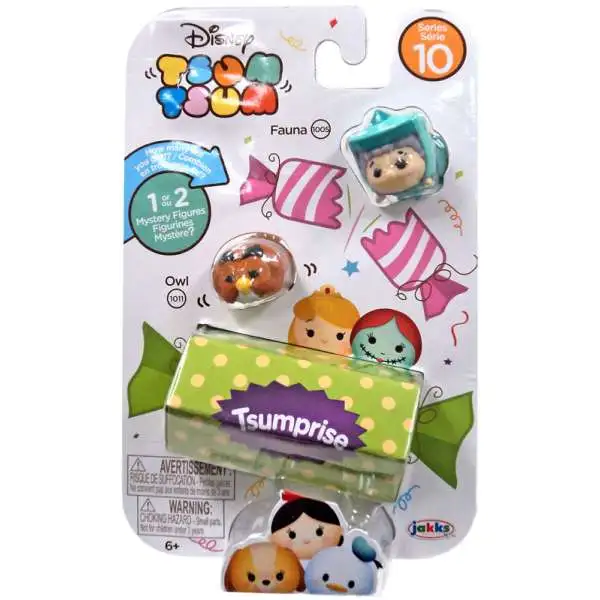 Disney Tsum Tsum Series 10 Fauna & Owl 1-Inch Minifigure 3-Pack #1005 & 1011