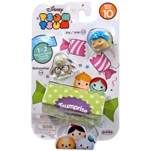 Disney Tsum Tsum Series 10 Joy & Bellweather 1-Inch Minifigure 3-Pack #268 & 1044