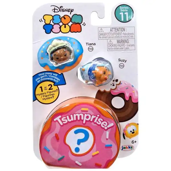 Disney Tsum Tsum Series 11 Tiana & Suzy 1-Inch Minifigure 3-Pack