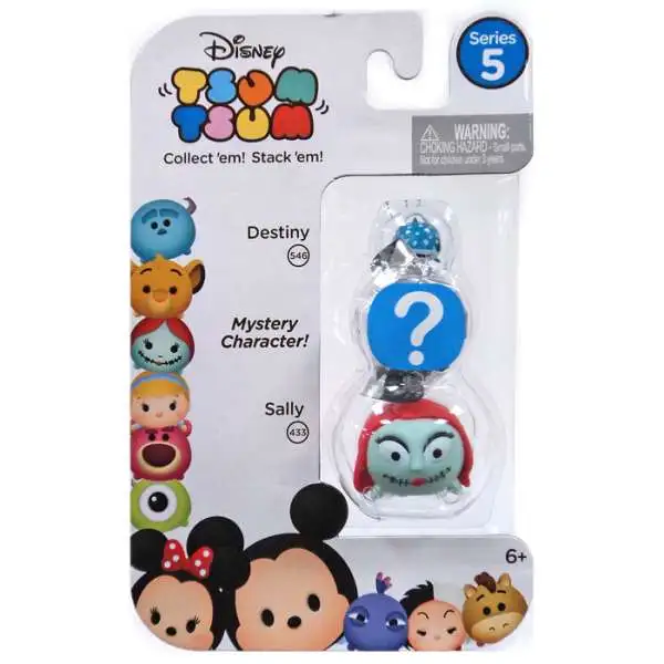 Disney Tsum Tsum Series 5 Destiny & Sally 1-Inch Minifigure 3-Pack #546 & 433