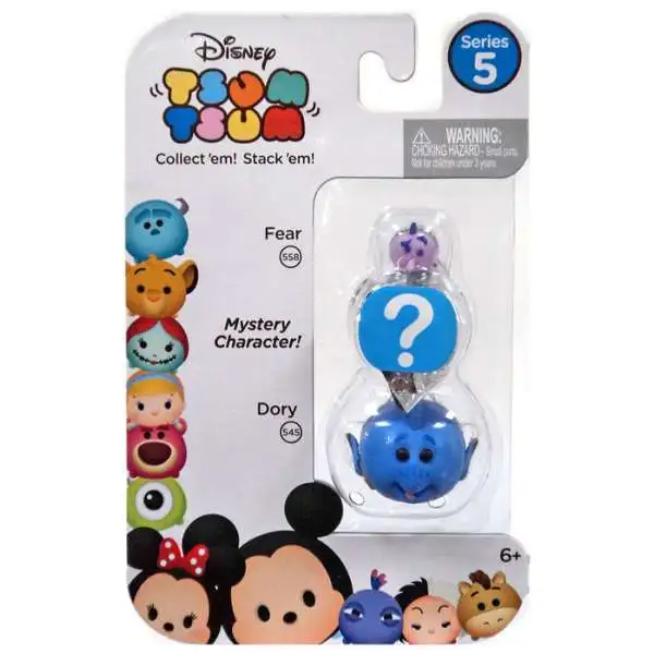 Disney Tsum Tsum Series 5 Fear & Dory 1-Inch Minifigure 3-Pack #558 & 545