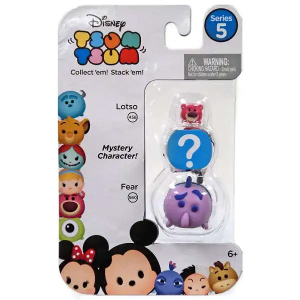 Disney Tsum Tsum Series 5 Lotso & Fear 1-Inch Minifigure 3-Pack #458 & 560