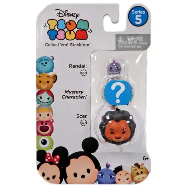 Disney Tsum Tsum Series 5 Randall & Scar 1-Inch Minifigure 3-Pack #537 & 527