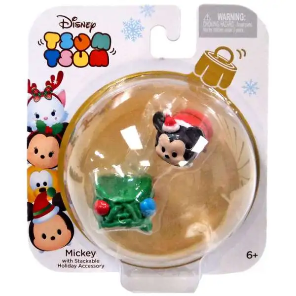 Disney Tsum Tsum Holiday Series Mickey 1-Inch Minifigure Pack