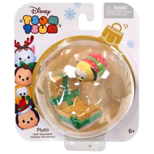 Disney Tsum Tsum Holiday Series Pluto 1-Inch Minifigure Pack