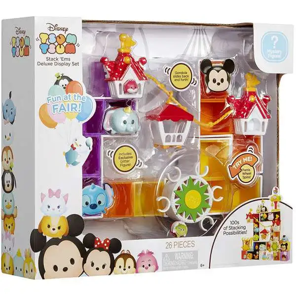 JUNIOR 28 フィギュアセット　ティムツイ Disney Tsum Tsum Fun at the Fair Deluxe Display Set Jakks Pacific