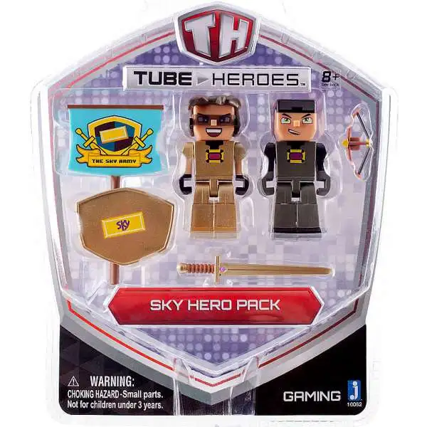Tube Heroes Sky Hero Pack Action Figure 2-Pack