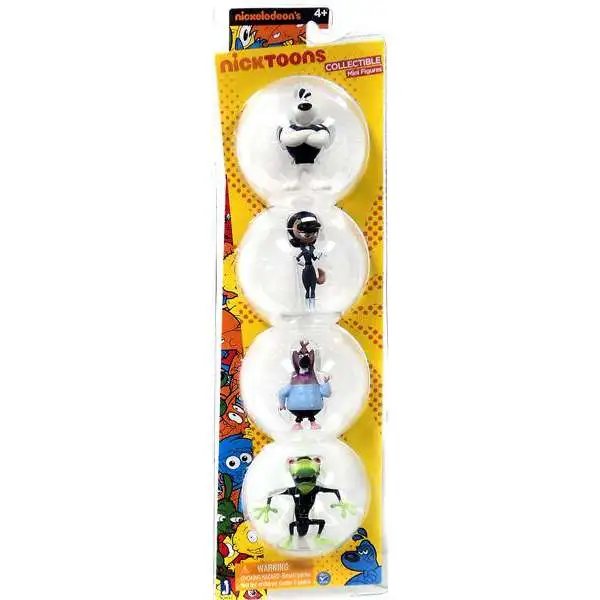 NickToons T.U.F.F. 2-Inch Mini Figure 4-Pack