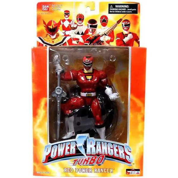 Power Rangers Deluxe Collector Figures Turbo Red Ranger Action Figure