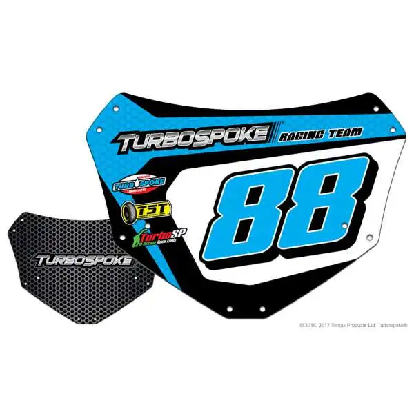 Turbospoke Blue #88 Racing Number