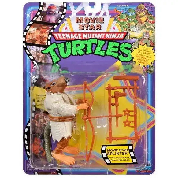 Teenage Mutant Ninja Turtles 1990 Movie Star Splinter 4.5 Action 