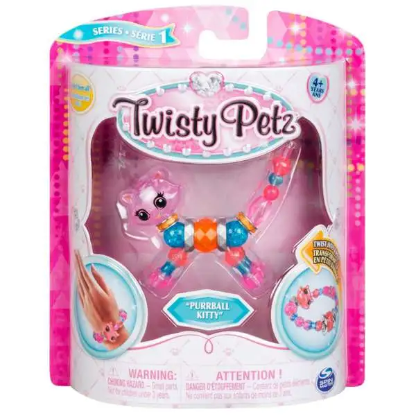Twisty Petz Series 1 Transforming Collectible Bracelet Set " Kurly Kitty " 