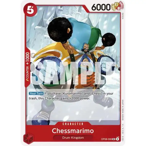 One Piece Trading Card Game Two Legends Uncommon Chessmarimo OP08-006