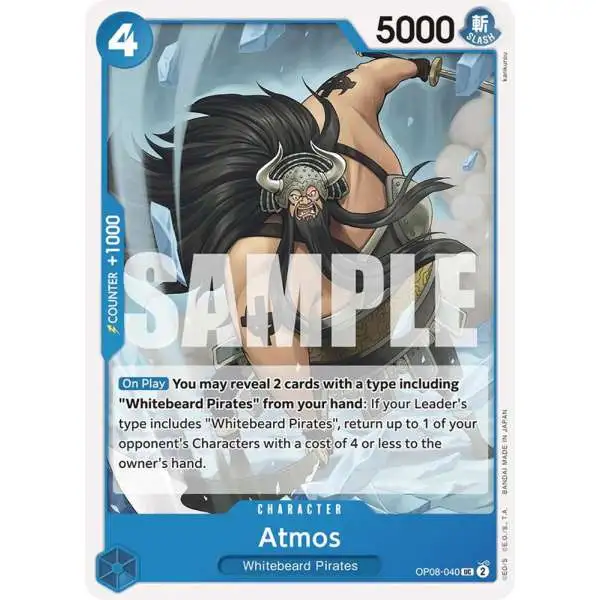 One Piece Trading Card Game Two Legends Uncommon Atmos OP08-040