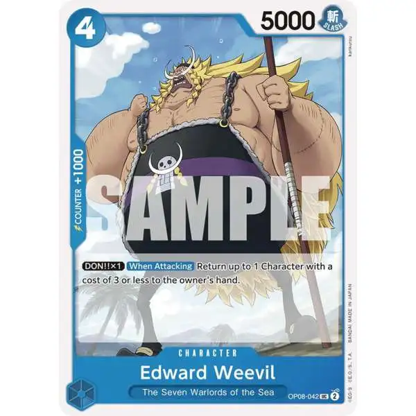 One Piece Trading Card Game The Azure Seas Seven Single Card Rare