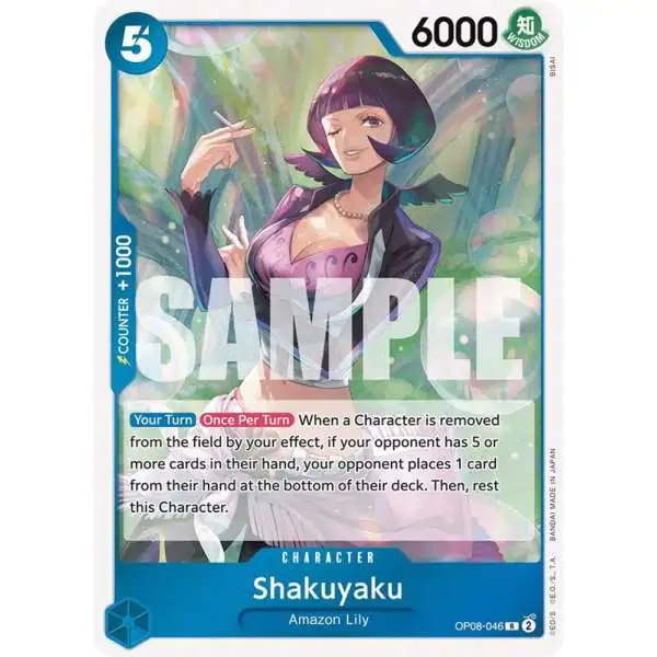 One Piece Trading Card Game Two Legends Rare Shakuyaku OP08-046