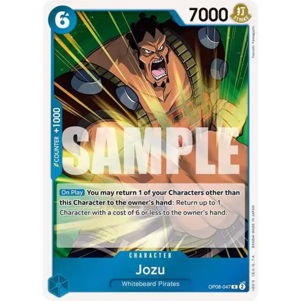 One Piece Trading Card Game Two Legends Rare Jozu OP08-047