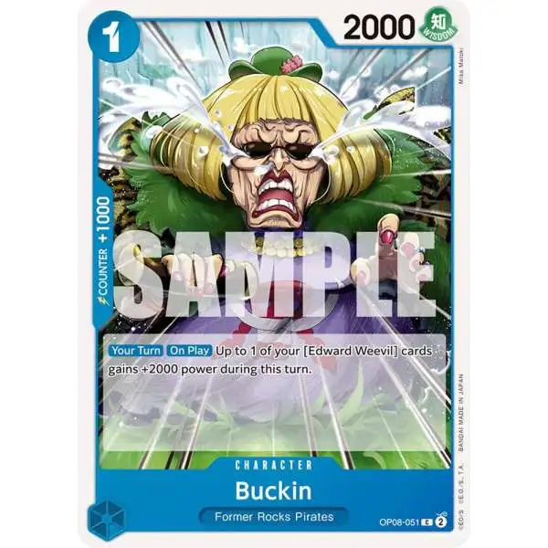 One Piece Trading Card Game Two Legends Common Buckin OP08-051