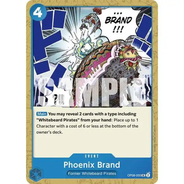 One Piece Trading Card Game Two Legends Uncommon Phoenix Brand OP08-055