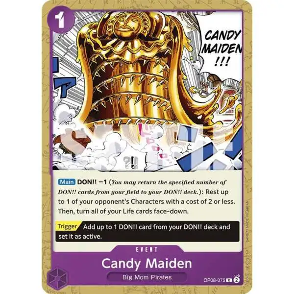 One Piece Trading Card Game Two Legends Common Candy Maiden OP08-075