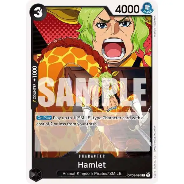 One Piece Trading Card Game Two Legends Common Hamlet OP08-090