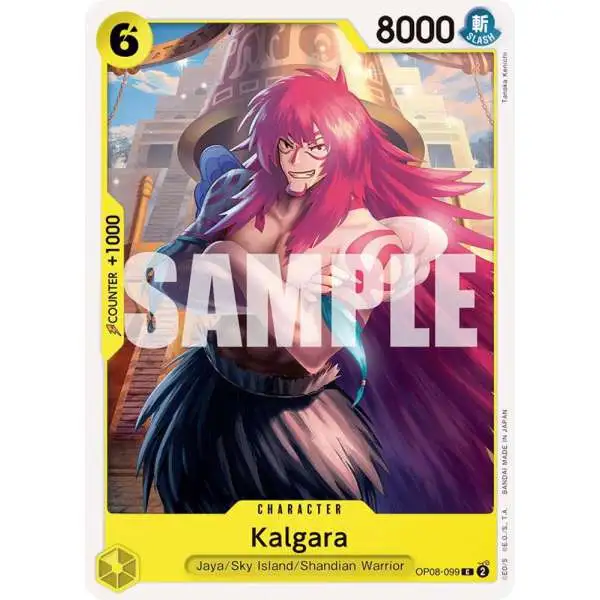 One Piece Trading Card Game Two Legends Common Kalgara OP08-099