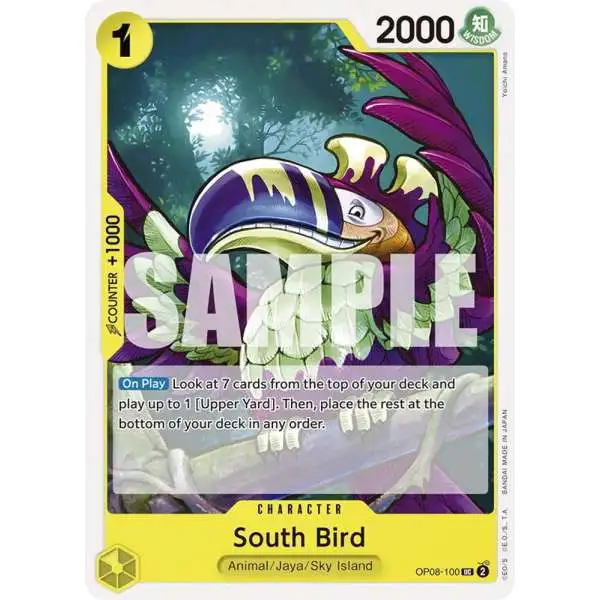 One Piece Trading Card Game Two Legends Uncommon South Bird OP08-100