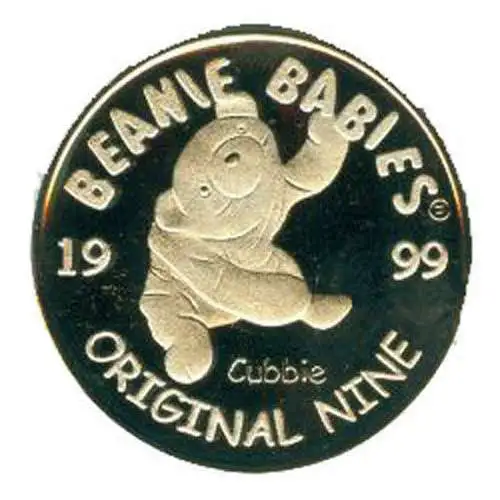 Beanie Babies Cubbie Silver Coin [Loose]