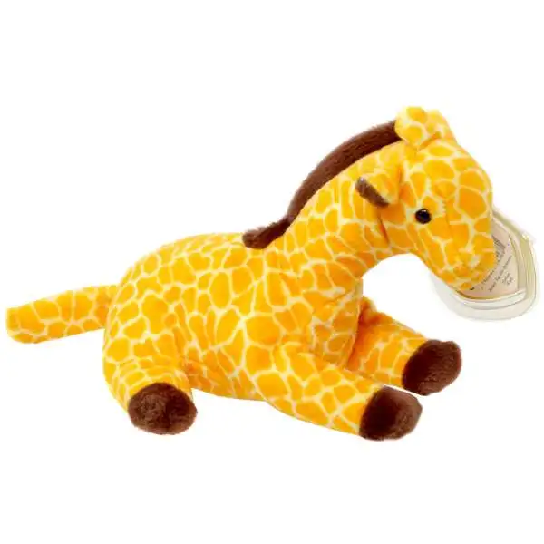 Beanie Babies Twigs the Giraffe Beanie Baby Plush [3rd Gen Hang Tag, 2nd Gen Tush Tag]