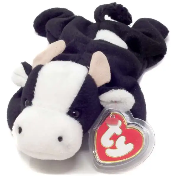 Beanie Babies Daisy the Cow Beanie Baby Plush [3rd Gen Hang Tag, 1st Gen Tush Tag]