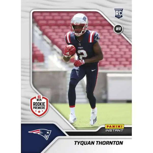 NFL New England Patriots 2022 Instant RPS First Look Football 1 of 942 Tyquan Thornton FL17 [Rookie Card]