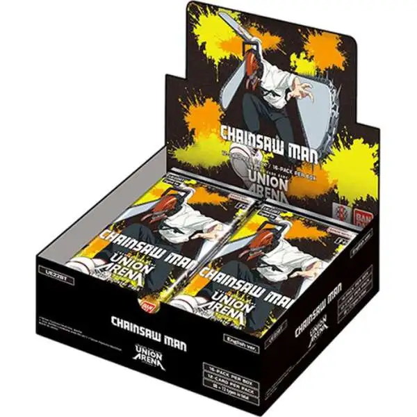 chainsaw man booster box Union Arena Discover Union Arena trading cards Weiss Schwarz Booster Pack: Chainsaw