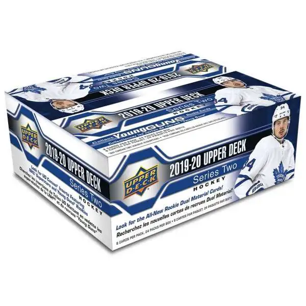 NHL Upper Deck 2019-20 Series 2 Hockey Trading Card RETAIL Box [24 Packs]