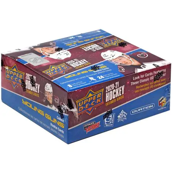 NHL Upper Deck 2020-21 Extended Series Hockey Trading Card RETAIL Box [24 Packs]