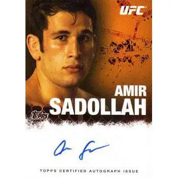 Topps UFC 2010 Championship Autograph Fighters & Personalities Amir Sadollah FA-ASA