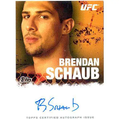 Topps UFC 2010 Championship Autograph Fighters & Personalities Brendan Schaub FA-BSC