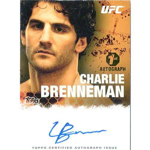 Topps UFC 2010 Championship Charlie Brenneman Autograph Card FA-CB