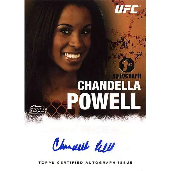 Topps UFC 2010 Championship Chandella Powell Autograph Card FA_CP