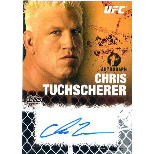 Topps UFC 2010 Championship Autograph Fighters & Personalities Chris Tuchscherer FA-CT