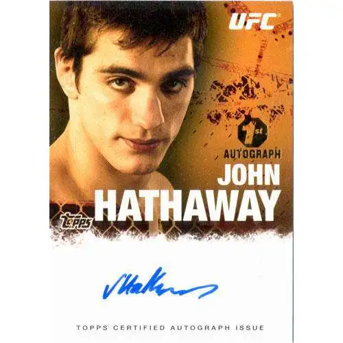 Topps UFC 2010 Championship Autograph Fighters & Personalities John Hathaway FA-JH