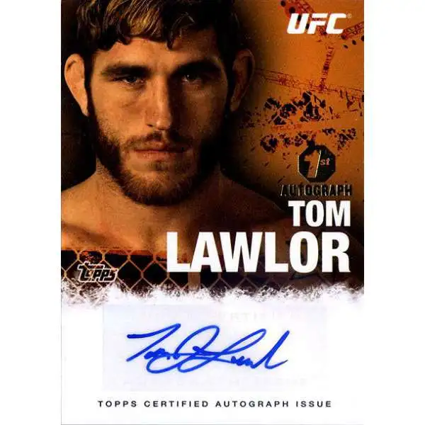 Topps UFC 2010 Championship Tom Lawlor Autograph Card FA-TL