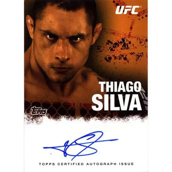 Topps UFC 2010 Championship Thiago Silva Autograph Card FA-TS