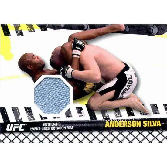 Topps UFC 2010 Championship Fight Mat Relic Anderson Silva FM-ASI