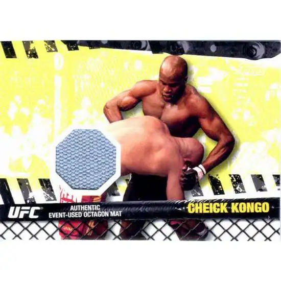 Topps UFC 2010 Championship Fight Mat Relic Cheick Kongo FM-CK