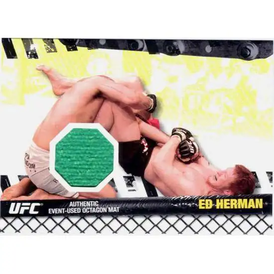 Topps UFC 2010 Championship Fight Mat Relic Ed Herman FM-EM