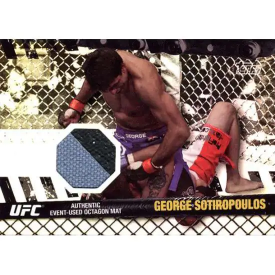 Topps UFC 2010 Championship Fight Mat Relic George Sotiropoulos FM-GS