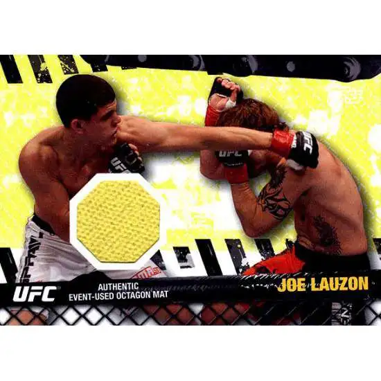 Topps UFC 2010 Championship Fight Mat Relic Joe Lauzon FM-JL [Yellow]