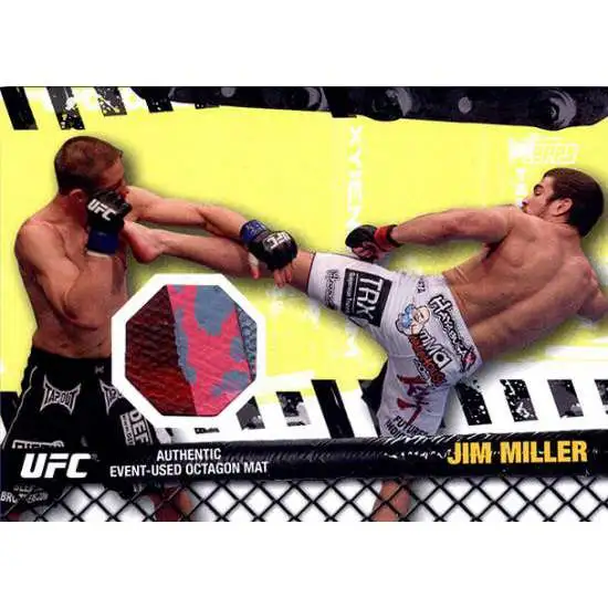 Topps UFC 2010 Championship Fight Mat Relic Jim Miller FM-JM